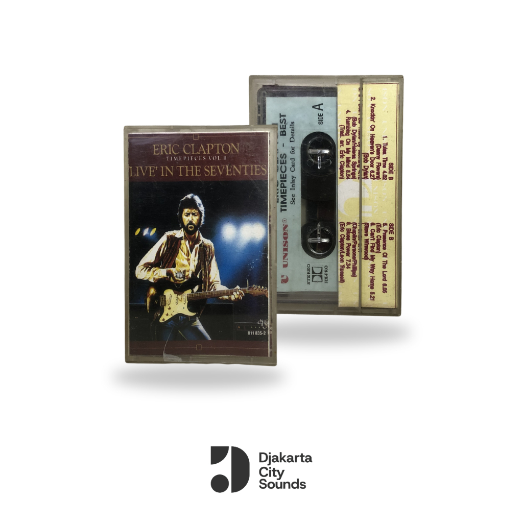 Eric Clapton Cassette Tape - Time Pieces เล่ม 2 "Live In The Seventies" (กด West Germany)