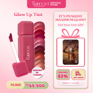 Raecca Glow Up Tint - Rekomendasi Liptint Waterproof Untuk Sekolah dan Daily Use #1stLipSpecialist