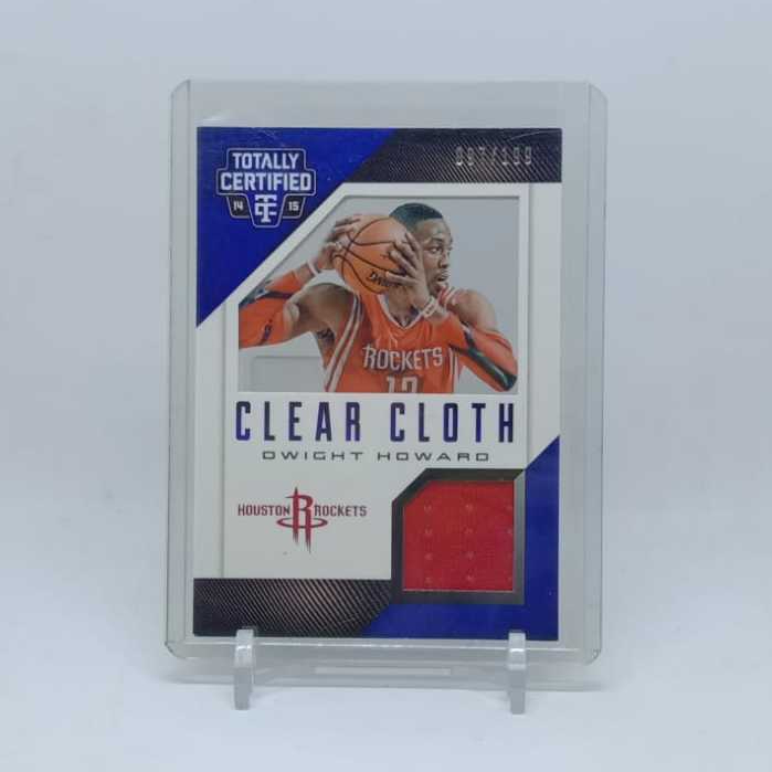 การ์ดบาสเก็ตบอล NBA ดั้งเดิม 2014 PANINI ได้รับการรับรองทั้งหมด Dwight Howard Authentic Jersey Patch
