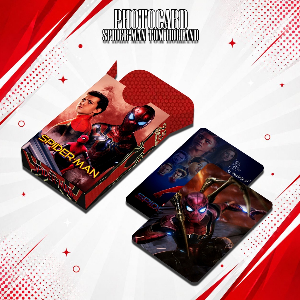 ชุดโฟโต้การ์ด SPIDER MAN TOM HOLLAND 310 GSM PREMIUM