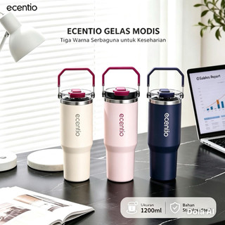 JS Original Ecentio Tumbler Stainless 1200ml/Botol Minum Stainless/Tempat Minum