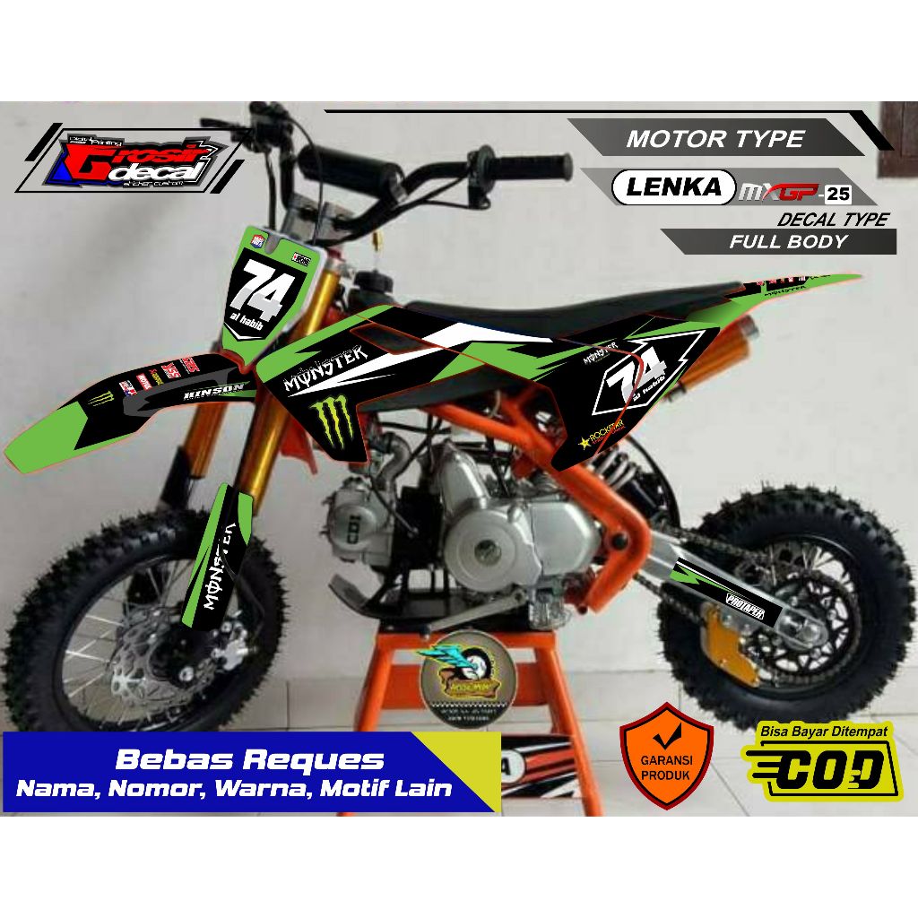 Mini Trail LNKA 110cc / CRZ 110cc / ZUUMAV 110cc / MINI MOTOR 110cc / TAO MOTOR 110cc Full Body Free