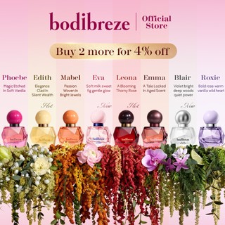 [HOT] BODIBREZE Luxury Perfume 16 Variants EDP & Extrait Parfum 30ml | Leona, Allure, Edith, Eva, Affection, Empower, Euphoria, Phoebe, Blair, Nova, Roxie, Aurora, Emma, Alice, Mabel, Soleil | Long Lasting Floral Woody Amber Fresh Scents