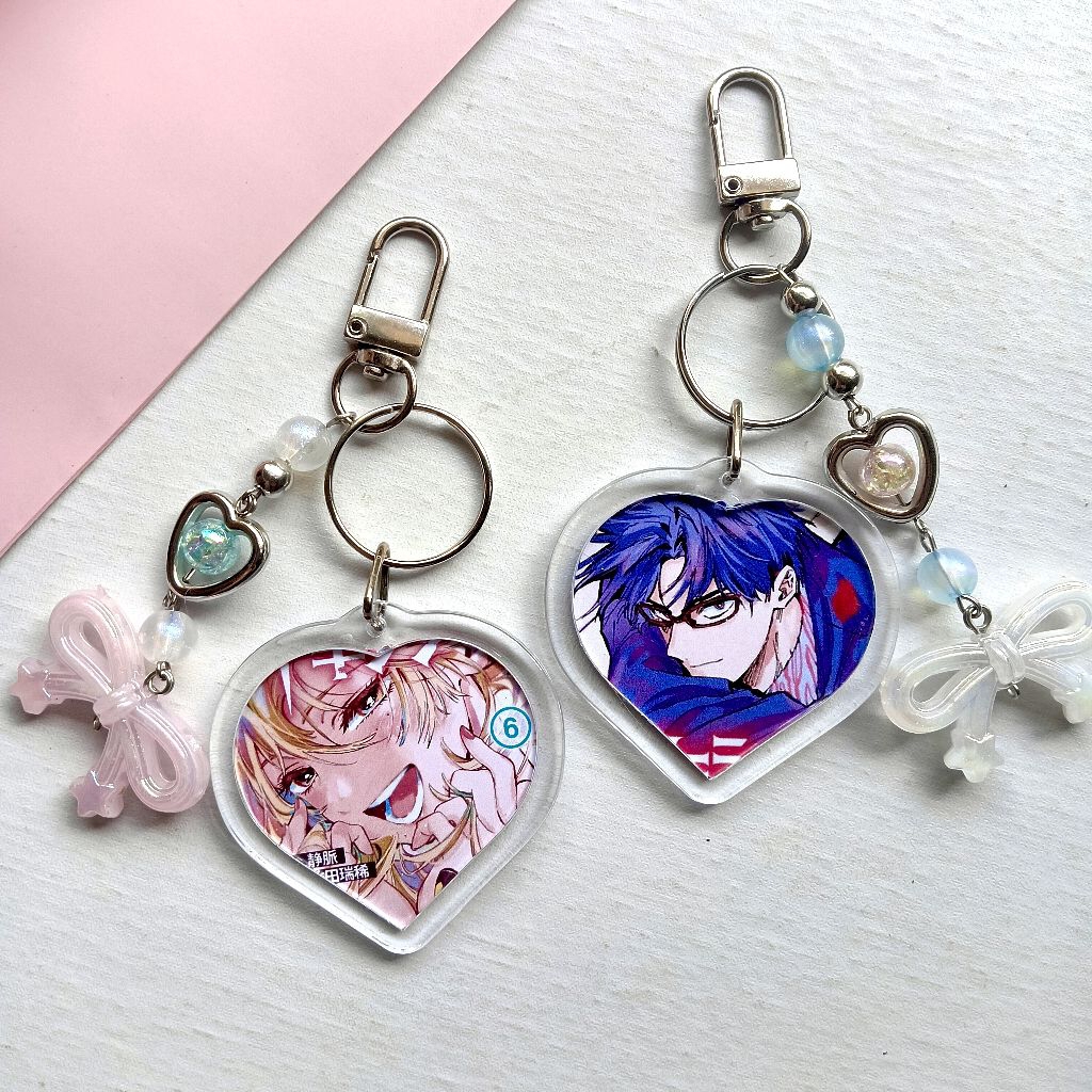 BAG CHARM/BEADS KEYCHAIN MARRAGETOXIN GERO & MEI LOVE