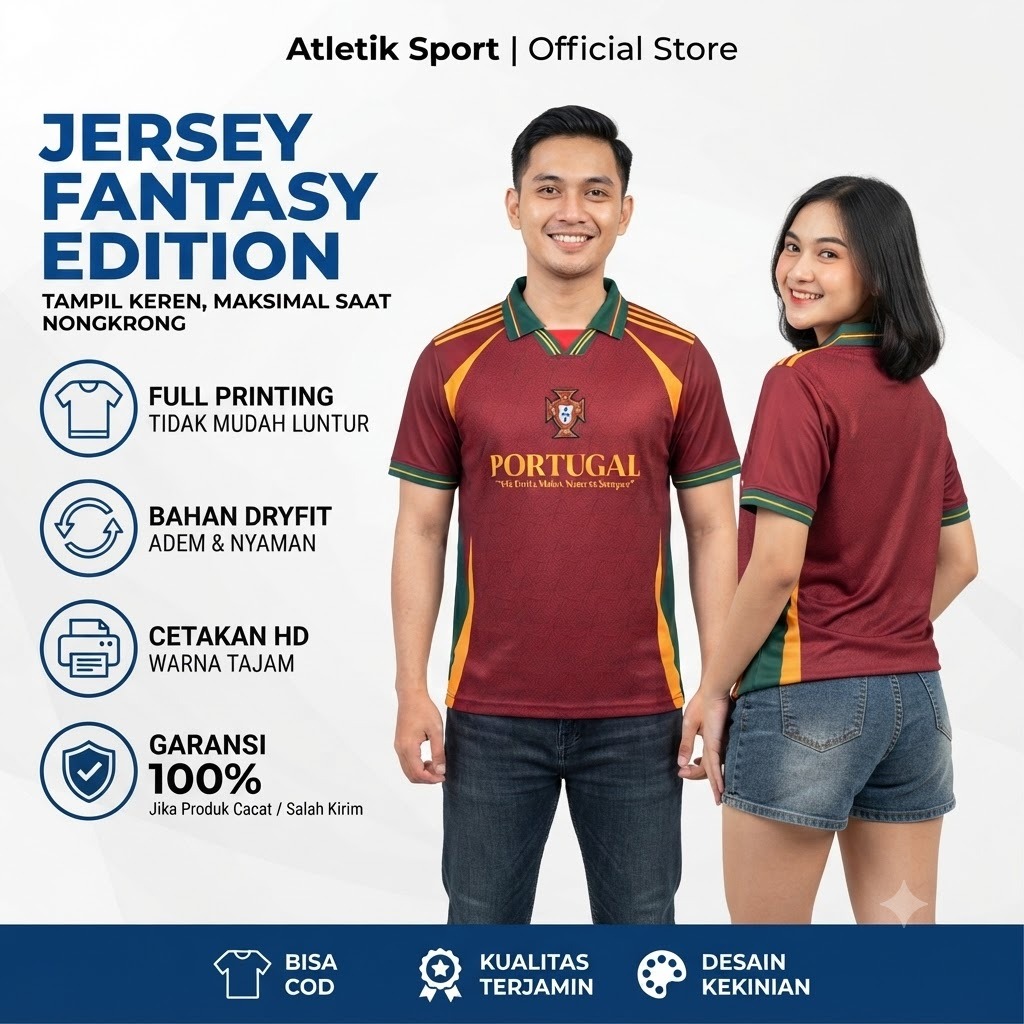 RETRO JERSEY VINTAGE PORTUGAL FANTASY EDITION JERSEY