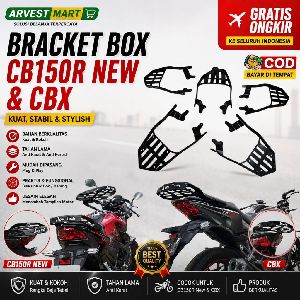 Bracket Box kucay CB150R ใหม่ / กล่องวงเล็บ mhr honda / กล่อง Behel shad honda ใหม่ cb150r honda cb1