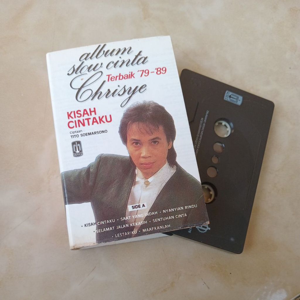 Chrisye Cassette Best Slow Love Album 779-89 My Love Story/สตูดิโอเพลง