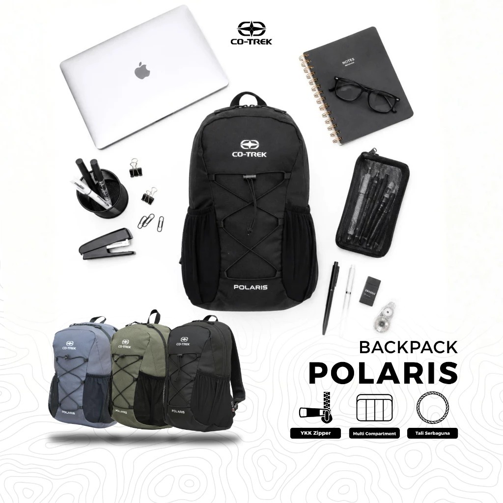 กระเป๋าเป้สะพายหลังแล็ปท็อป Unisex Polaris 15L Cotrek Adventure Backpack