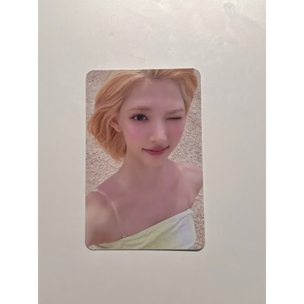 PC JIWOO H2H LEMON TANG อย่างเป็นทางการ PHOTOCARD HEARTS2HEARTS ALBUM ฤดูร้อนชุดเวอร์ชั่น POB BENEFI