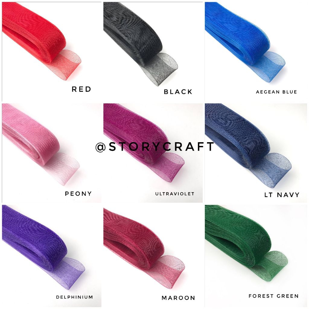 ต่อ 1 ม้วน (50 YARD) - 1 ซม. RIGID YURE / RIGID HH / RIGID HARDNET TAPE / YURE / HORSEHAIR