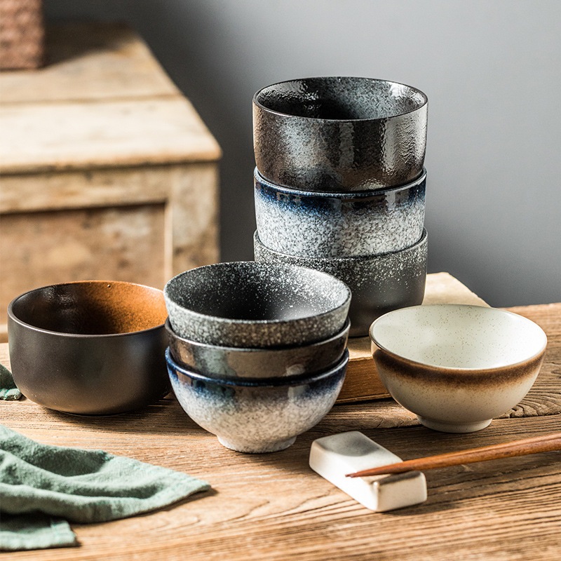 Mori Ramen Round Bowl / Bowl Bowl Ramen Noodles Salad Soup Japanese Ceramic Rustic Aesthetic