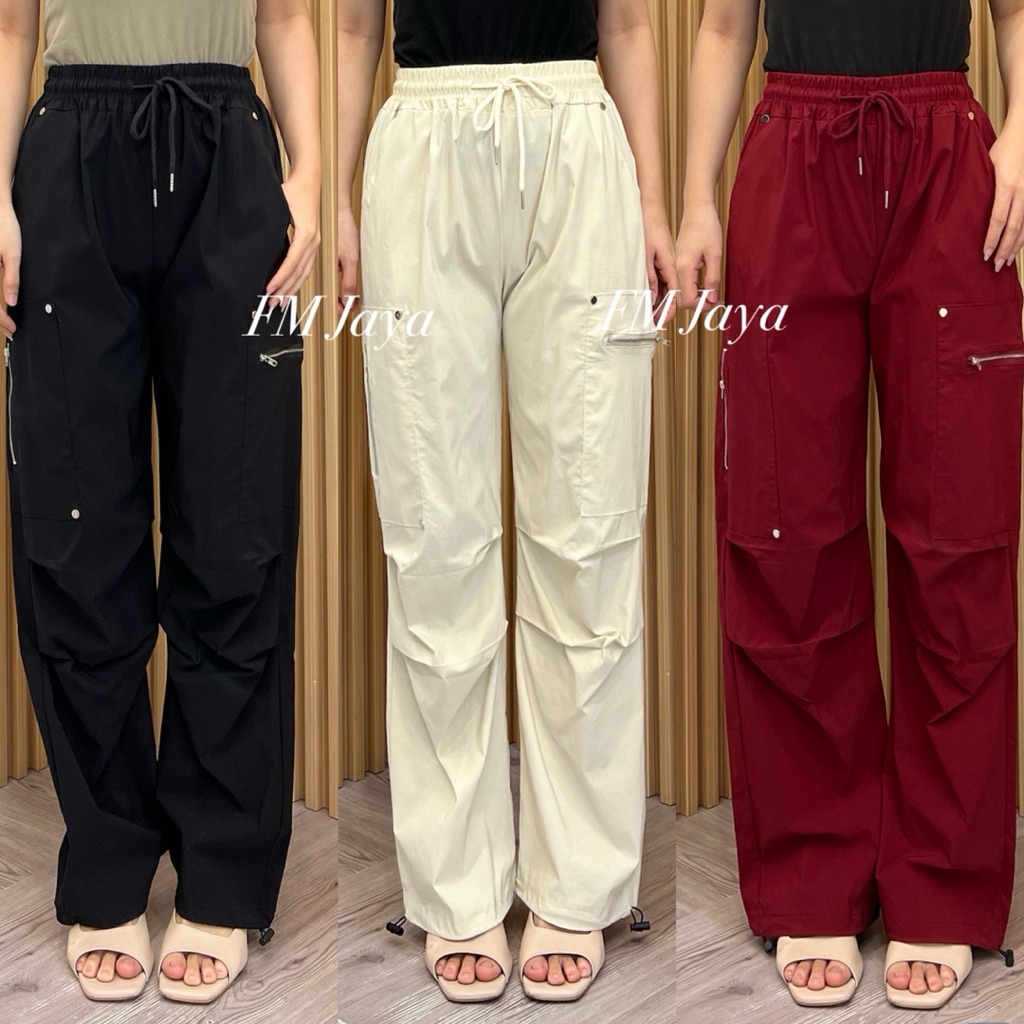 KATUN FM-G กางเกง CARGO ผู้หญิง 7198 || STRETCH COTTON CARGO CULOTTS | กางเกง CARGO ผู้หญิง FASHION