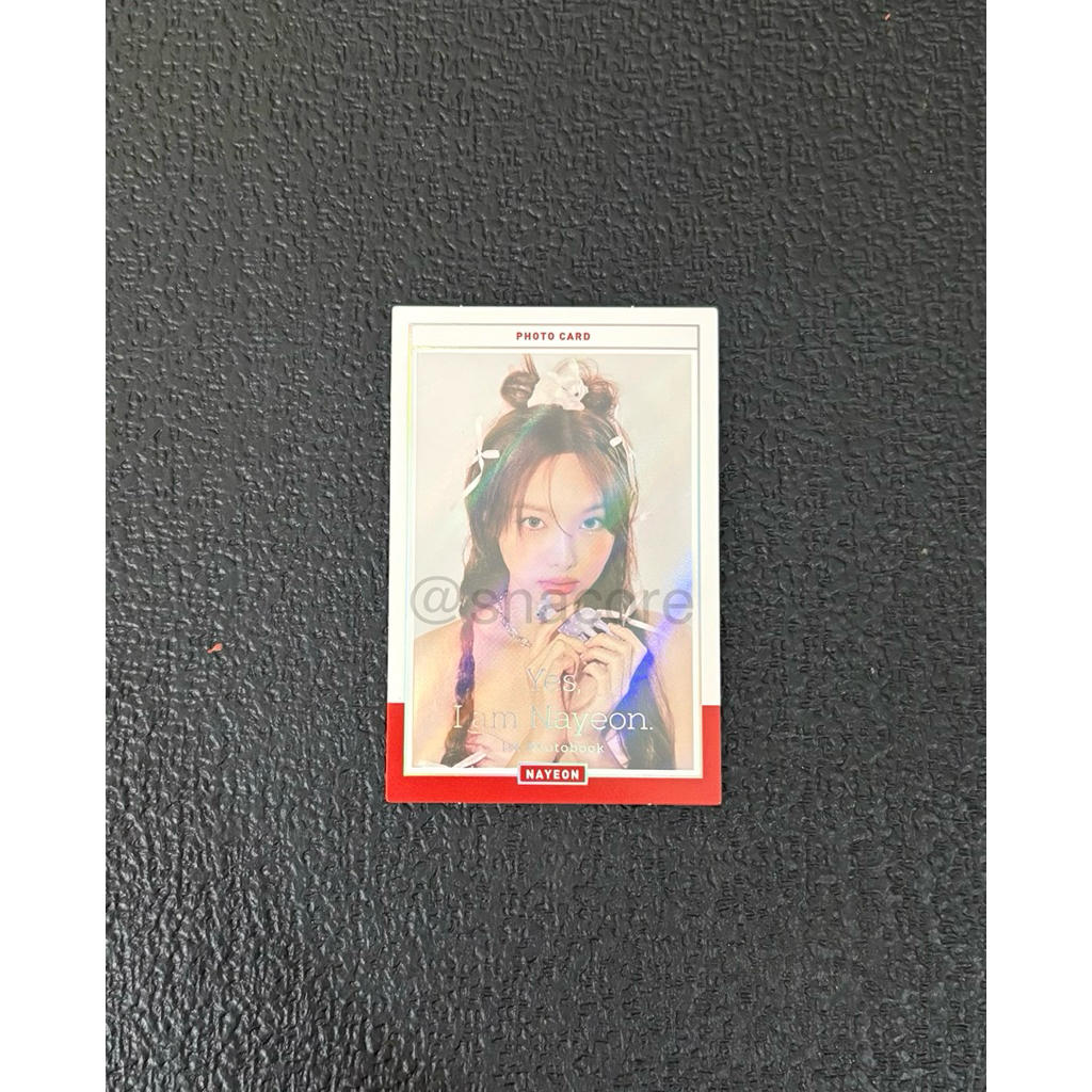 [OFFICIAL] NAYEON YES I AM YIAM PHOTOCARD
