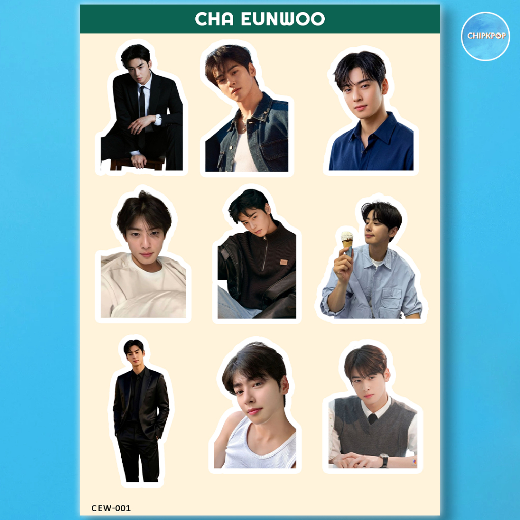 CHA EUNWOO I CHA EUNWOO I ACTOR KDRAMA I สติ๊กเกอร์ KPOP I สติ๊กเกอร์ ACTOR KDRAMA I สติ๊กเกอร์ CHA 