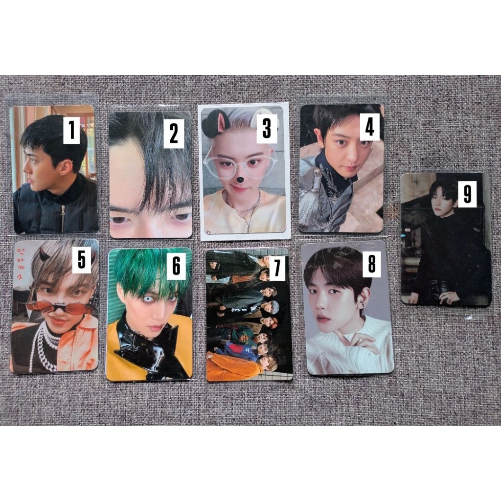 อัลบั้ม SEALED โฟโต้การ์ด PC EXO REVERXE OBSESSION WAL CHANYEOL BAEKHYUN OBSESSION SEHUN CHEN SUHO