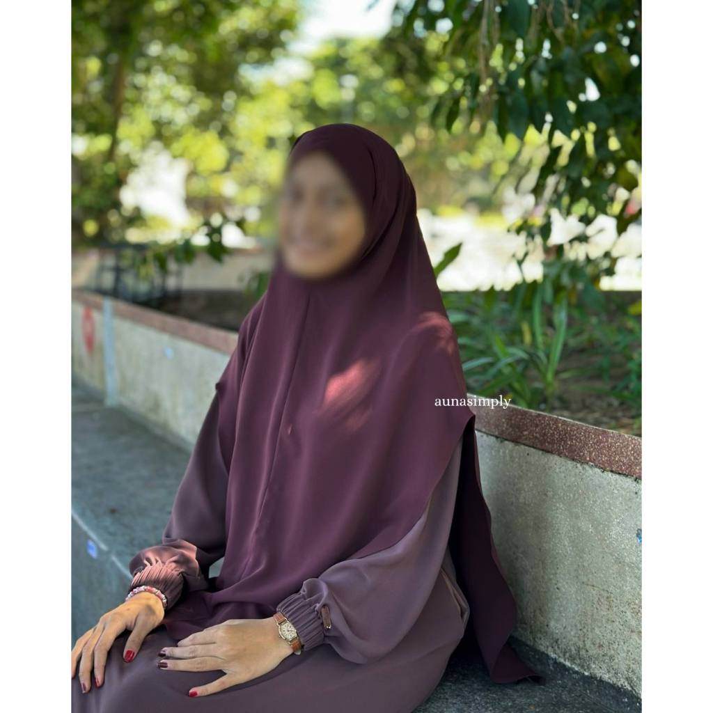 Khiban Matt Mada Anti UV -- Khimar Bandana By Auna Simply