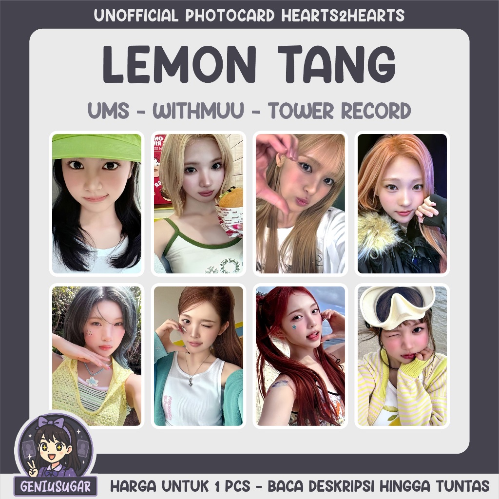 [HEARTS2HEARTS] LEMON TANG [3] โฟโต้การ์ดอย่างเป็นทางการ