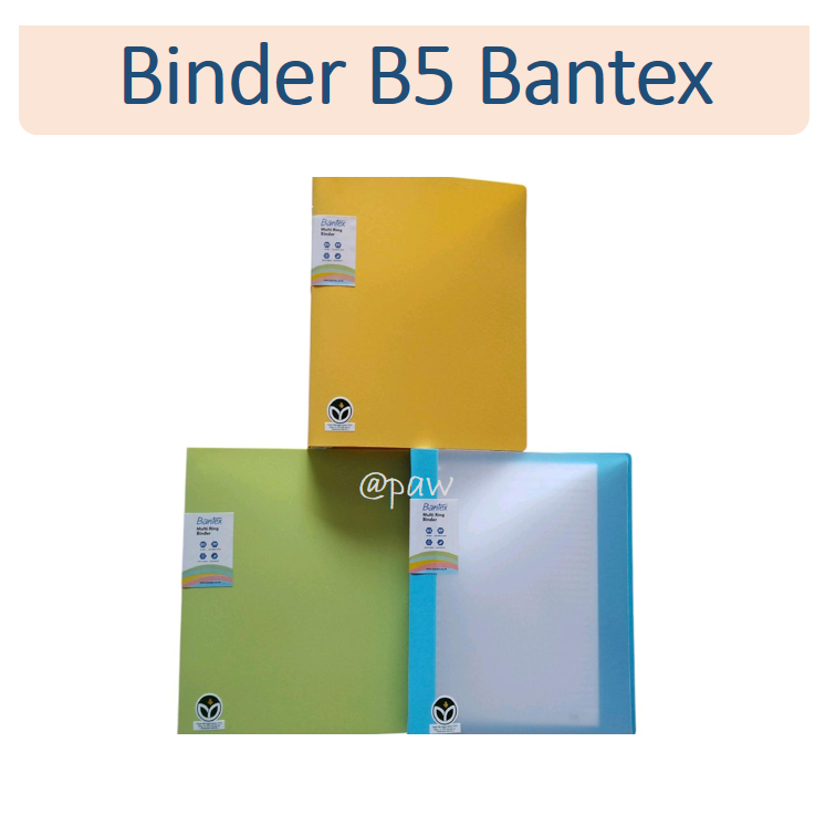 Bantex Binder B5 / B5 Binder Book / B5 Size Binder Note / โฟลเดอร์ ขนาดใหญ่ / Bantex B5 Multi Ring 2