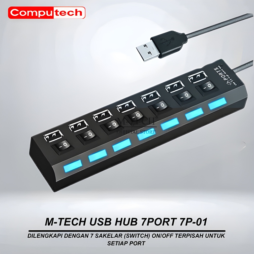 M-TECH USB HUB 7 พอร์ต 7P-01