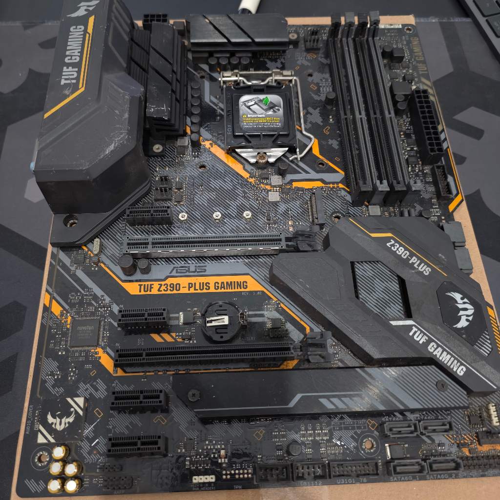 Asus TUF Z390 PLUS เมนบอร์ดที่ยังไม่ได้ทดสอบที่สอง