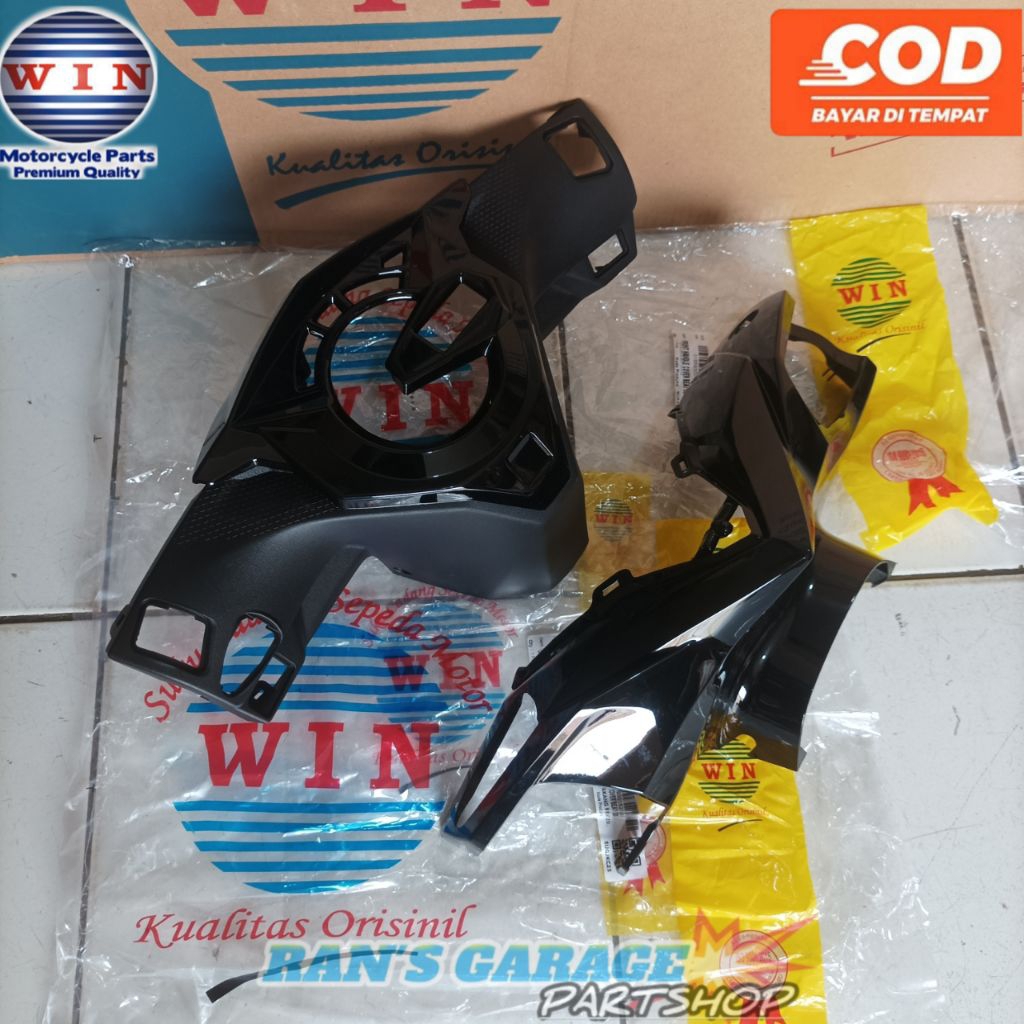 WIN FRONT REAR SHELL HONDA BEAT DELUXE K1A GEN 1 BLACK COLOR FRONT REAR SHELL COVER SPEEDOMETER BEAT
