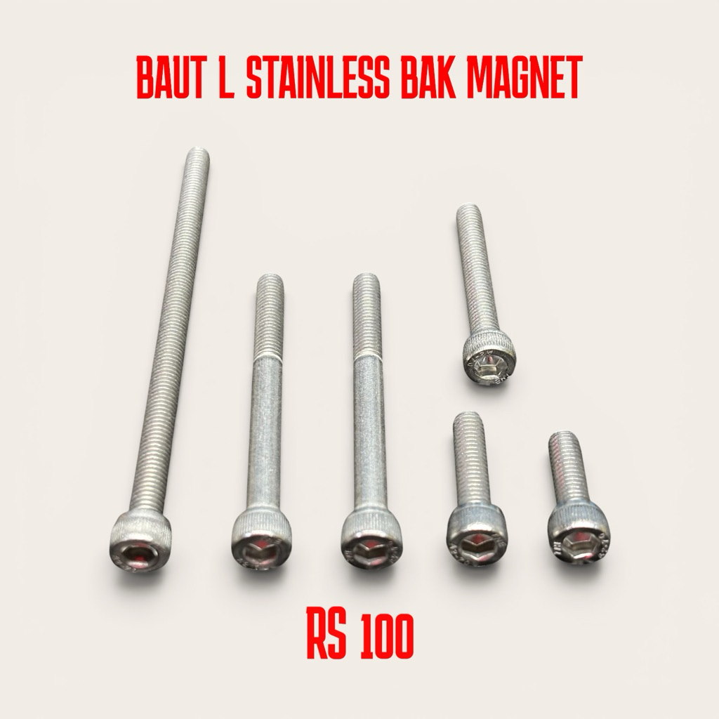 สแตนเลส L-BOLT สําหรับซ้าย CALTER RS100 RS125 RS 100 125