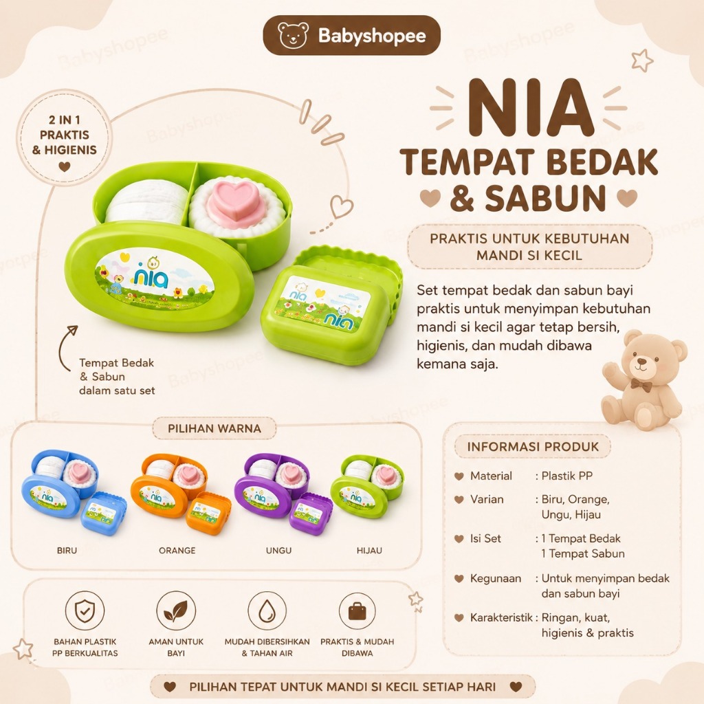 BABY POWDER CASE AND SOAP CASE/BABY POWDER CASE