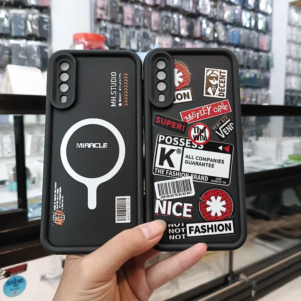 SILICON CASE MOTIF MAGSAFE FASHION SAMSUNG A50 A50S A30S