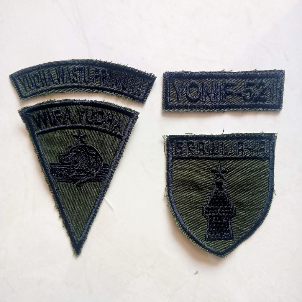 BET EMBROIDERY โลโก้ SYMBOL PDL BRIGIF MEKANIS 16/WIRA YUDHA, BRIGADE INFANT MEANIS 16 WIRA YUDHA KO
