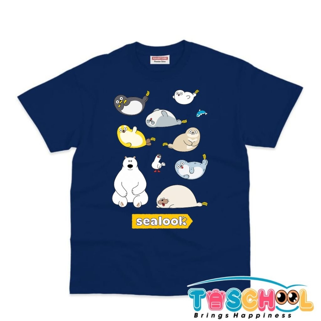 เสื้อผ้าเด็ก เสื้อยืด CHILDRENS, SEALOOK CARTOON CHARACTERS