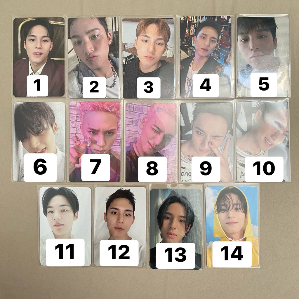 SEVENTEEN MINGYU PHOTCARD OFFICIAL svt pc scoups choi seungcheol kkuma chemm tc บัตรสะสม cxm jxw gyu