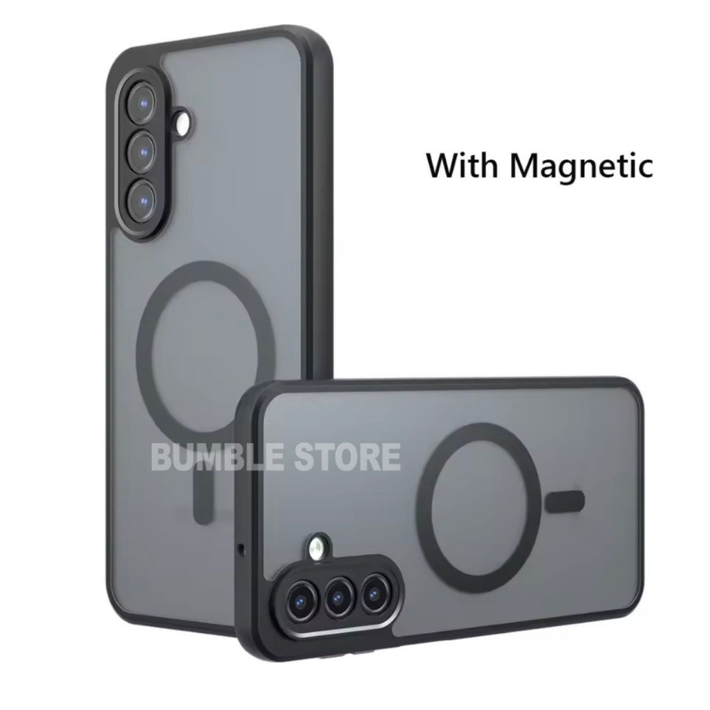 Magsafe Case Samsung S21 FE Samsung S23 FE Samsung S24 FE Samsung S25 FE รองรับกล้องกันชน MagSafe An
