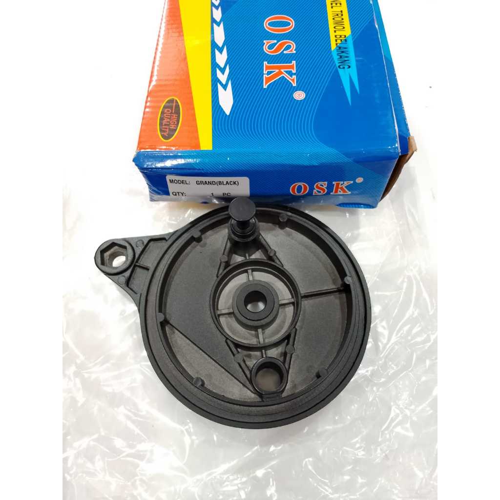 ( OSK ) แผงดรัมหลังสีดํา Grand / Prima / Win / Astrea Motor