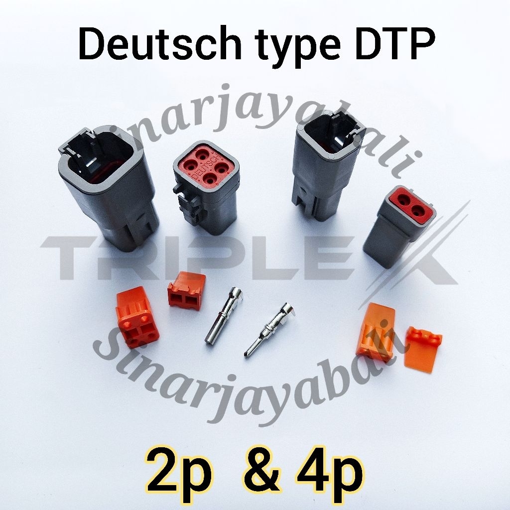 Deutsch dtp 2p 4p ซ็อกเก็ต 2pin 4pin กันน้ํายานยนต์ 2pin 4pin DTP dtp06-2s dtp04-2p dtp04-4p dtp dtp