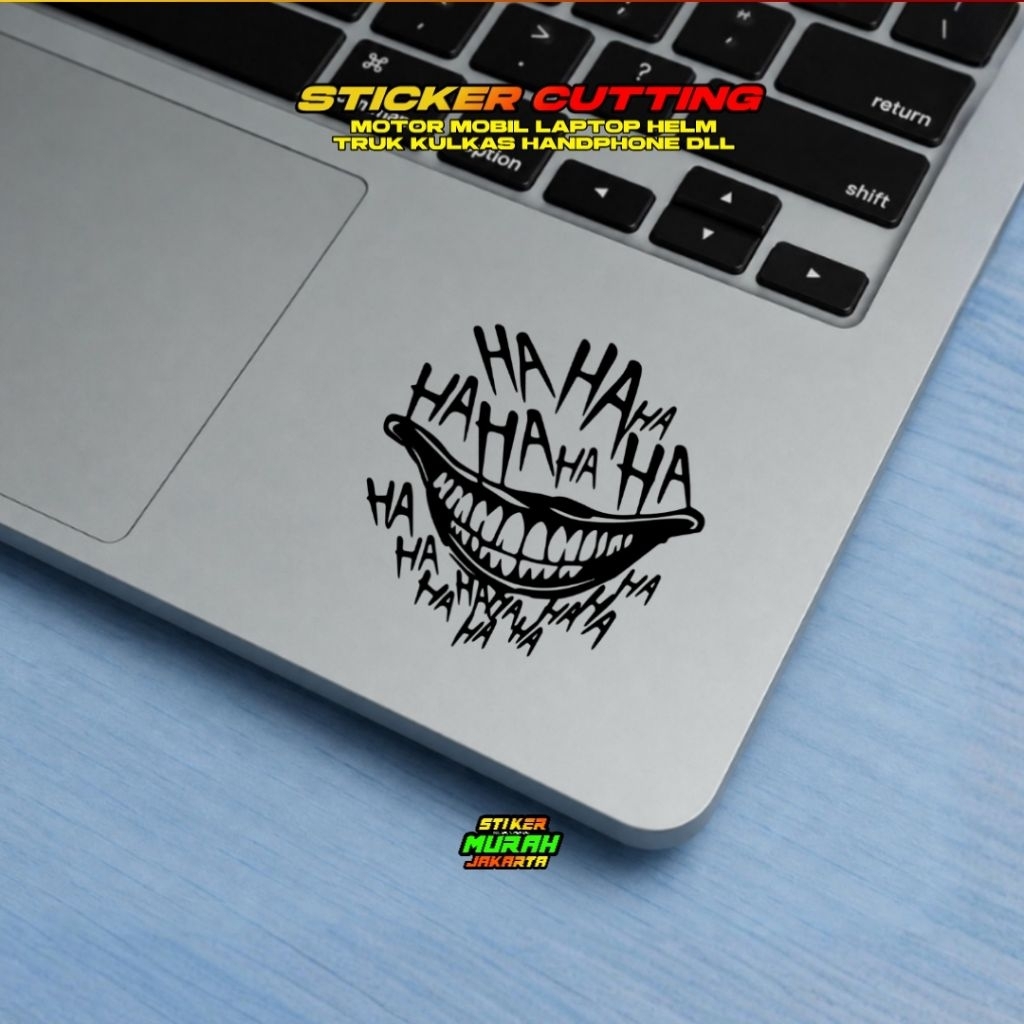 สติ๊กเกอร์ตัด JOKER HAHAHA พร้อมการคืนแบบเอาท์