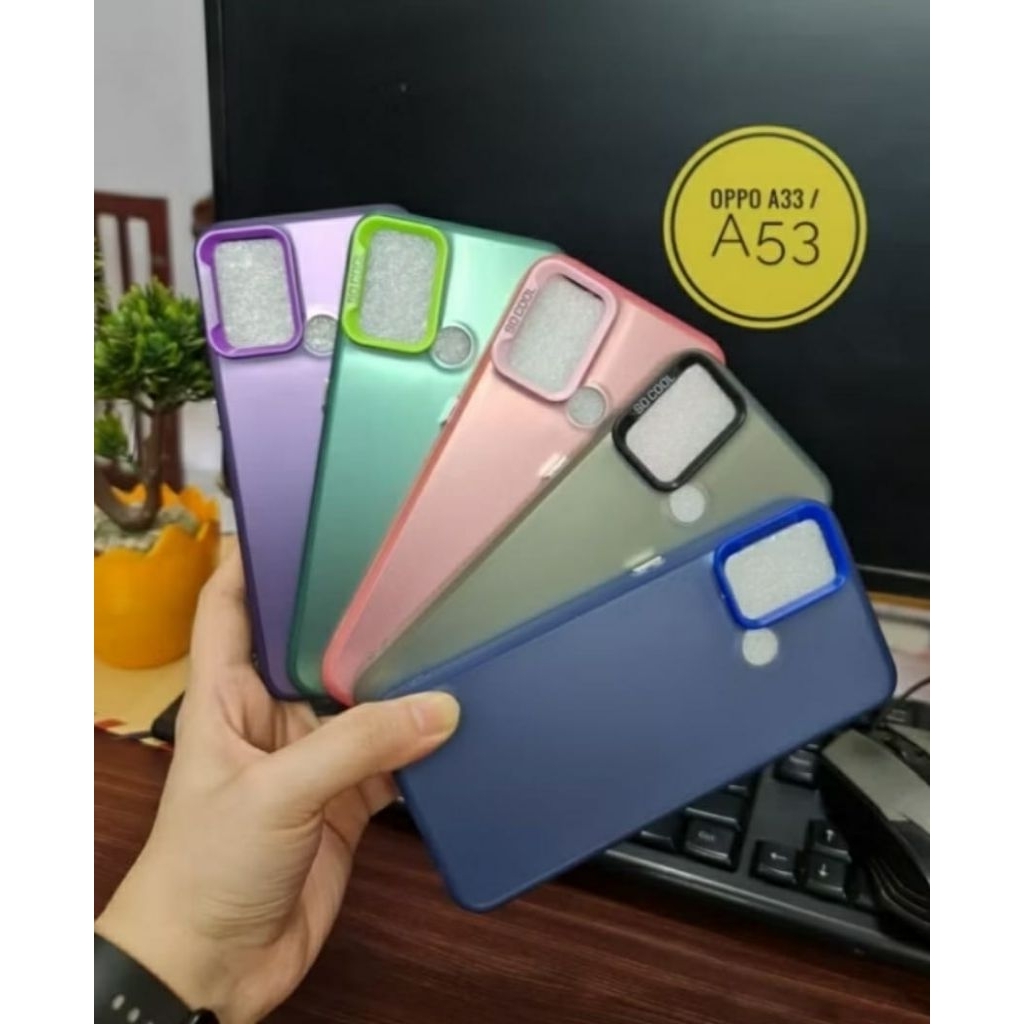 SOFTCASE IMD MATTE HYBRID OPPO A53 / A33 2020 / CASING IMD