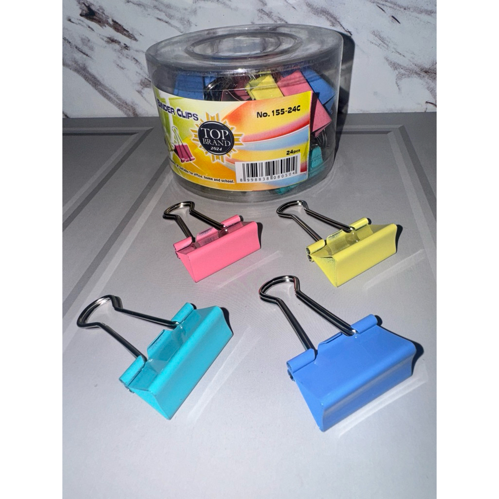 KENKO คลิปสี BINDER NO.155 คลิปคุณภาพสูง / คลิป KIKO BINDER 1 ชิ้น