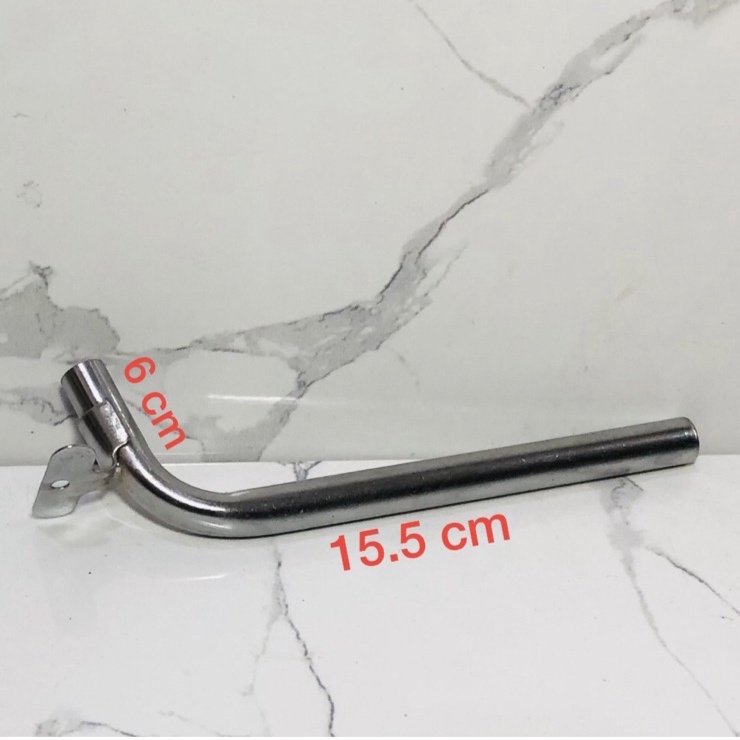 LILIN RINNAI SHORT NECK L-PIPE / RINNAI CANDLE FIRE PIPE / RINNAI GAS STOVE L-PIPE