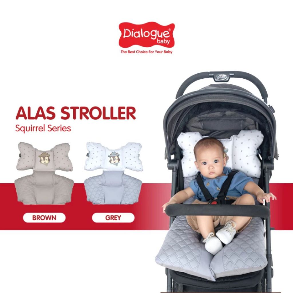 DIALOGUE BABY Squirrel Series เสื่อรถเข็นเด็ก DGA4223