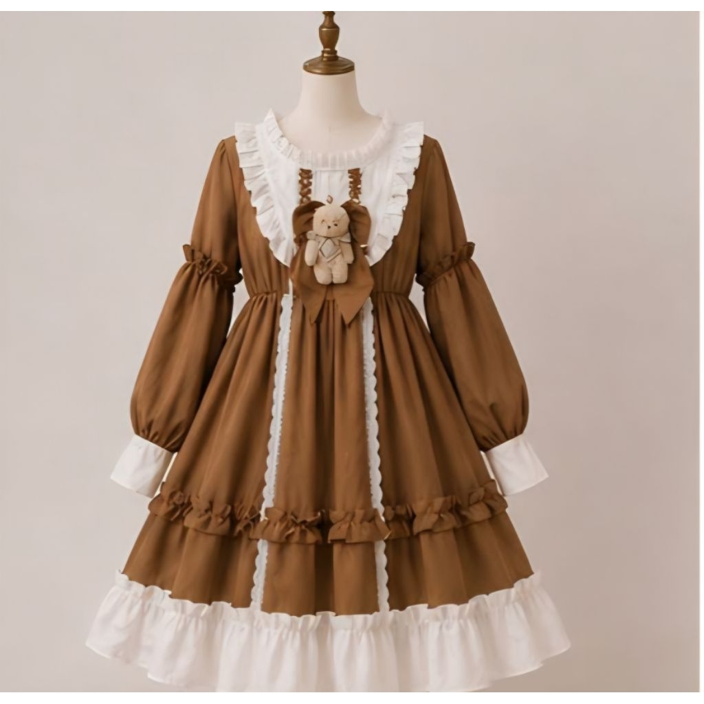 BROWN BEAR MOLITA DRESS