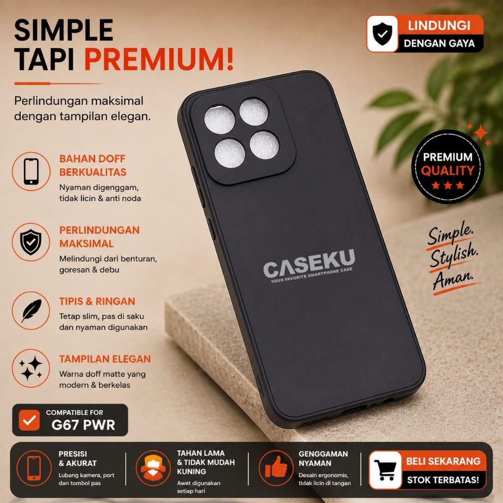 Moto G06 Power Moto G86 Power Moto G67 Power Moto G57 Power Softcase Macaron Square Black / Case Squ