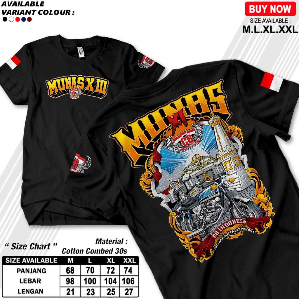 NATIONAL CB INDONESIA 11TH ANNIVERSARY เสื้อยืด MAY 17, 2026 ใน JOGJAKARTA