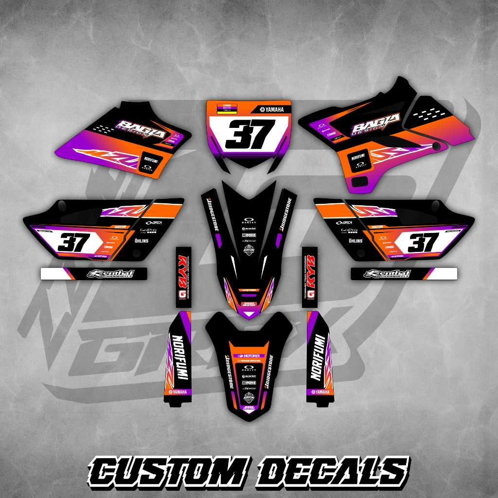 YZ85 สติ๊กเกอร์เก่า / DECAL YZ 85 ใหม่ BEBEK STANDARD DECAL STICKER YZ 85 DECAL STICKER YZ 85 ใหม่ 8