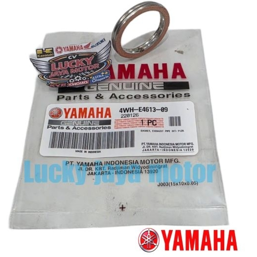 ปะเก็นใยหินปะเก็นบรรจุไอเสียด้านบน F1zr F1 F1 zr 2T 4WH ORIGINAL 4WH-E4613