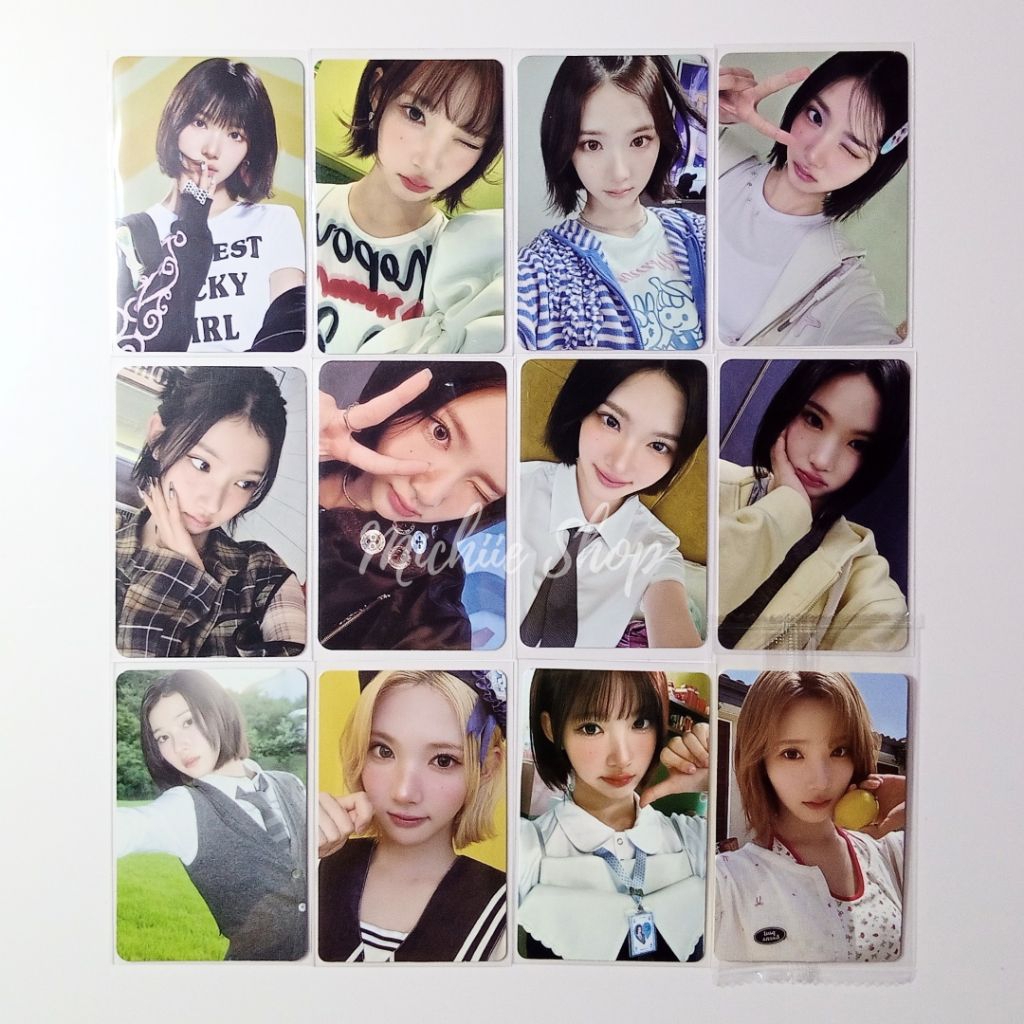 โฟโต้การ์ดหัวใจ2หัวใจอย่างเป็นทางการของ Jiwoo | การ์ดรูปถ่าย Jiwoo Hearts2Hearts OFC