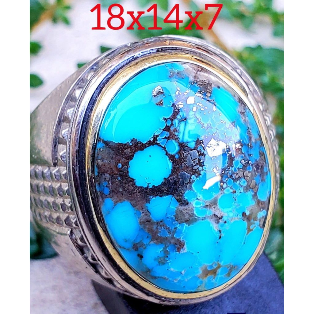 Natural Persian Turquoise ceplok dar