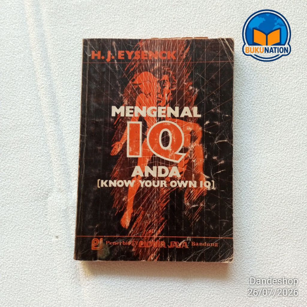 (มือสอง) รู้จัก IQ ของคุณ - HJ Eysenck (รู้จัก IQ ของคุณเอง) Pioneer Jaya IQ Test จิตวิทยา - หนังสือ