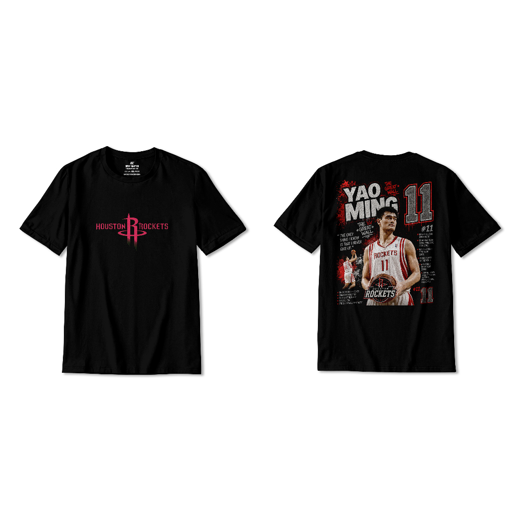 เสื้อยืด "YAO MING" PREMIUM BASKETBALL / PREMIUM TSHIRT / COTTON 24S