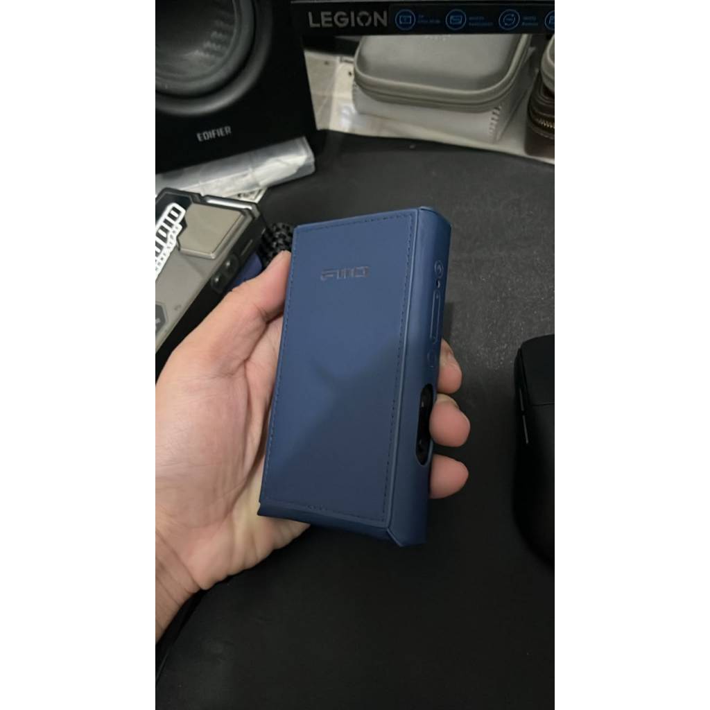 เคสหนัง Fiio M21 - สีกรมท่า - เคส Only WITHOUT DAP - มือสอง