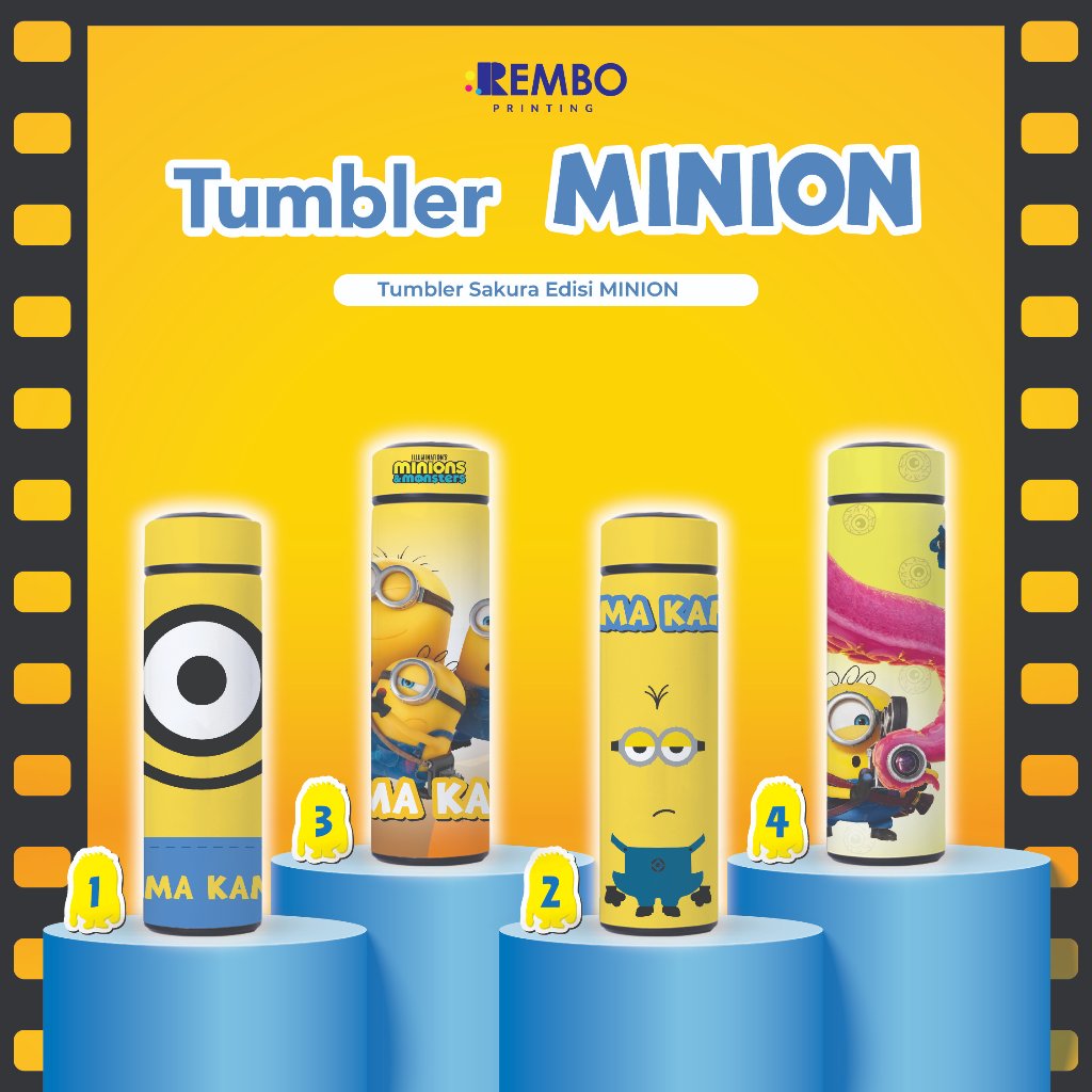 CHARACTER TUMBLER / MINION TUMBLER / SAKURA NIAGARA LOOP CHARACTER TUMBLER / UNLISTED CHARACTER UV